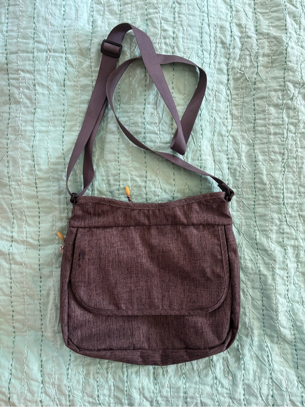L.L.Bean Grey Nylon Crossbody Bag